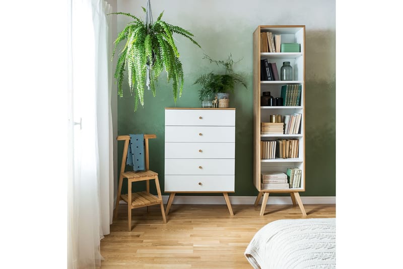 Nature Bokhylla Natur/Vit - VOX - Products - Förvaring - Hylla - Bokhylla