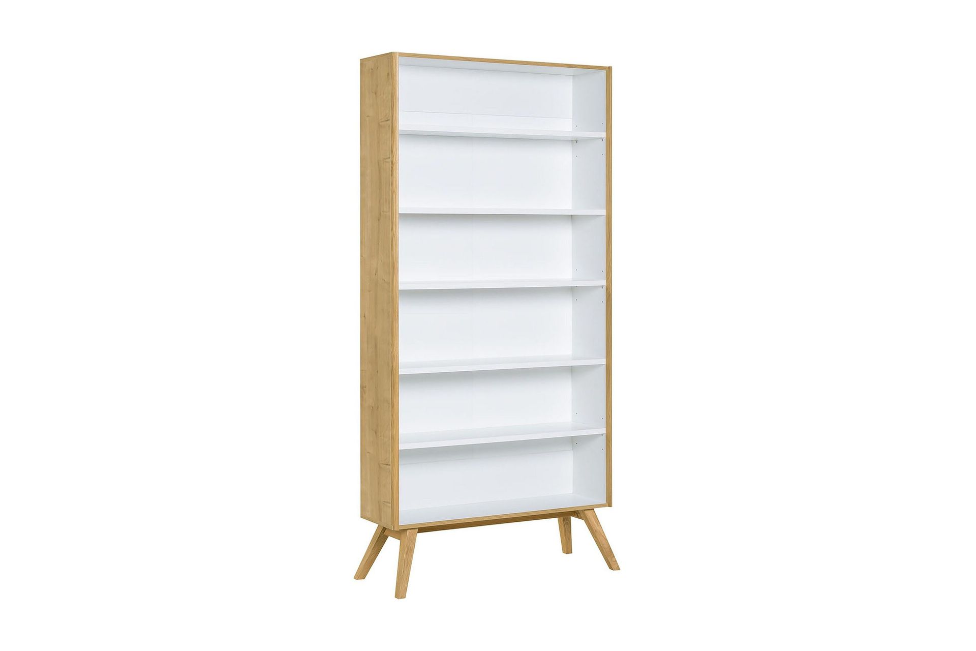 Nature Bokhylla Vit/Natur