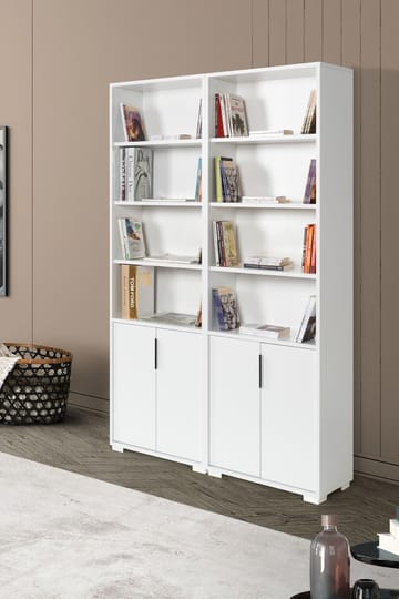 Pavio Bokhylla 120x187x30 cm - Vit - Products - Förvaring - Hylla - Bokhylla