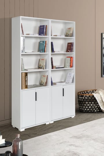 Pavio Bokhylla 120x187x30 cm - Vit - Products - Förvaring - Hylla - Bokhylla