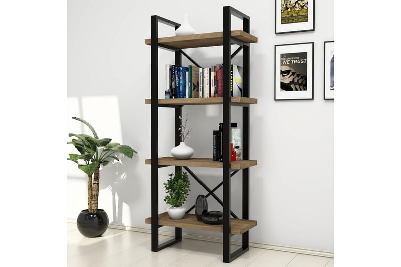 Puqa Design Bokhylla - Trä - Products - Förvaring - Hylla - Bokhylla