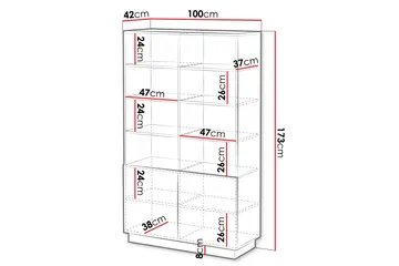 Torvalen Bokhylla 100 cm - Beige - Products - Förvaring - Hylla - Bokhylla