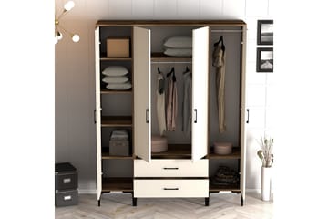 Kumsal Garderob med Spegel - Cream - Products - Förvaring - Garderober & garderobssystem
