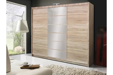 Malibu Garderob 250x61x215 cm - Beige - Products - Förvaring - Garderober & garderobssystem