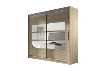 Prag Garderob 180x57x215 cm - Beige - Products - Förvaring - Garderober & garderobssystem