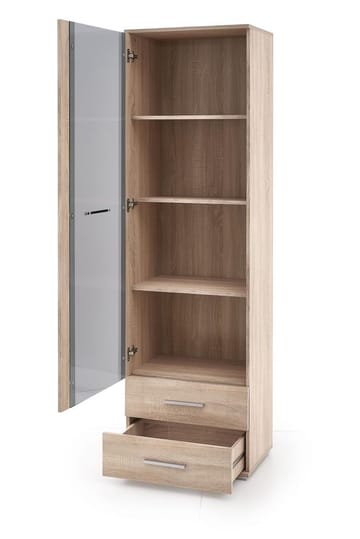 Abdel vitrinskåp - Sonoma ek - sonoma ek - Products - Förvaring - Skåp - Vitrinskåp