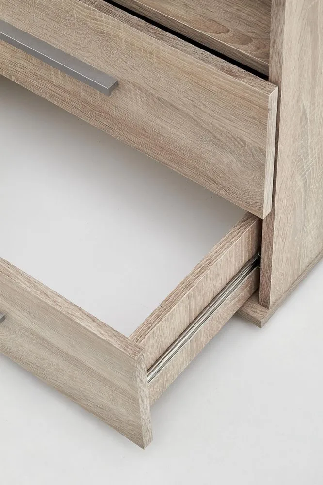 Abdel vitrinskåp - Sonoma ek - sonoma ek - Products - Förvaring - Skåp - Vitrinskåp