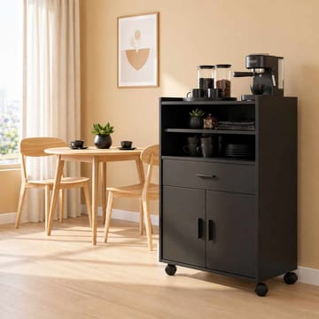 Barrock Kökskåp 59x92x40 cm - Svart - Products - Förvaring - Skåp - Förvaringsskåp