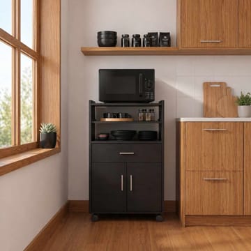 Barrock Kökskåp 59x92x40 cm - Svart - Products - Förvaring - Skåp - Förvaringsskåp