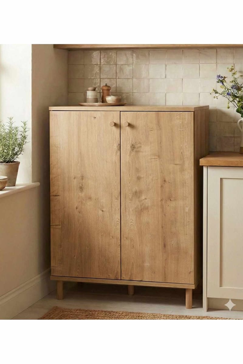 Belvo Multifunktionsskåp 60x85x30 cm - Sapphire Oak - Products - Förvaring - Skåp - Förvaringsskåp