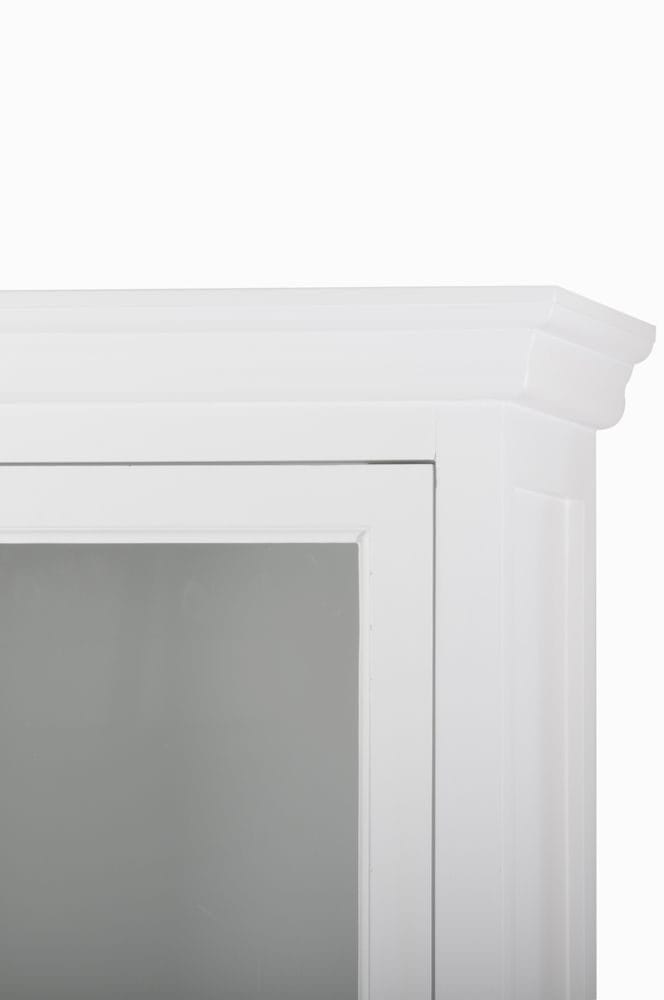 Bristol vitrinskåp höjd 166 cm - Nordic furniture group - vit - Products - Förvaring - Skåp - Vitrinskåp