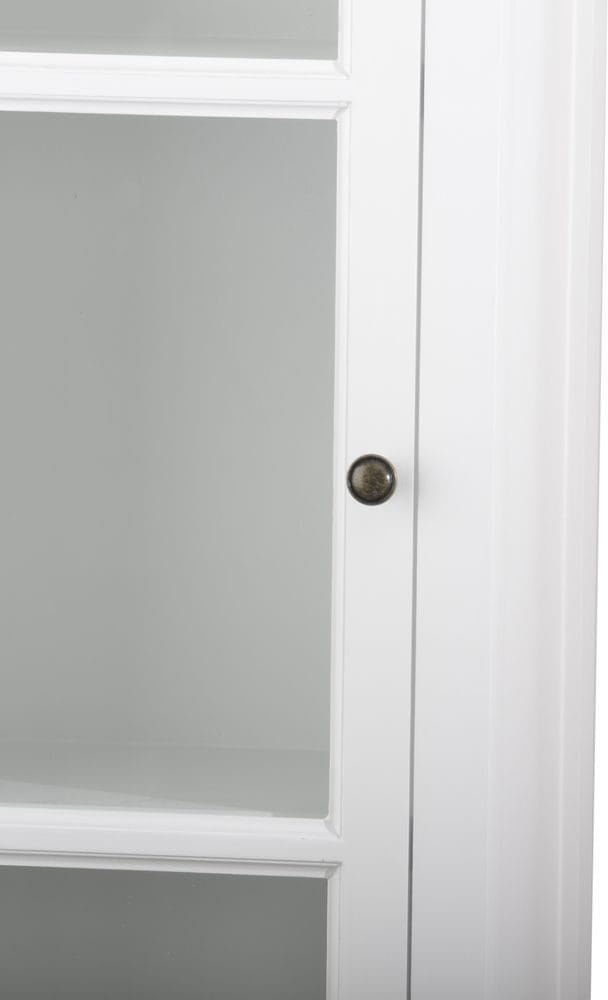 Bristol vitrinskåp höjd 166 cm - Nordic furniture group - vit - Products - Förvaring - Skåp - Vitrinskåp