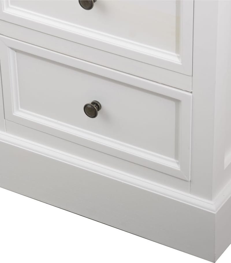 Bristol vitrinskåp höjd 166 cm - Nordic furniture group - vit - Products - Förvaring - Skåp - Vitrinskåp