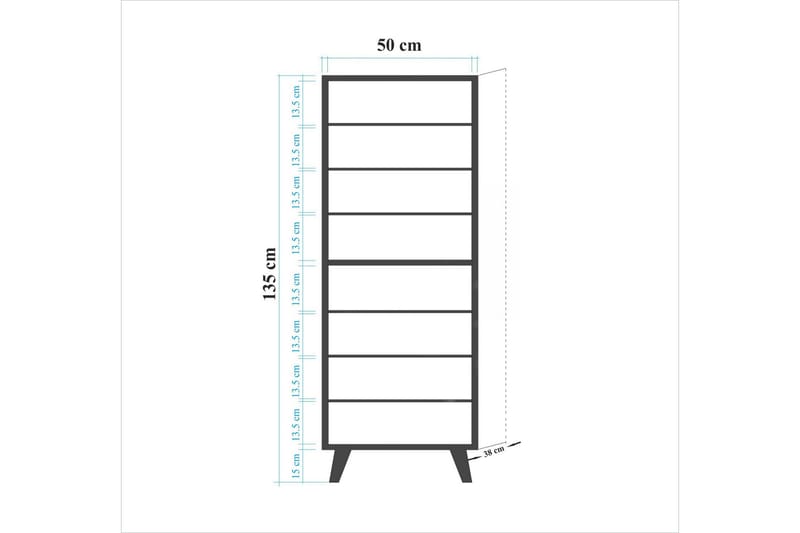 Brokind Skoskåp 50 cm - Brun - Products - Förvaring - Skåp - Förvaringsskåp