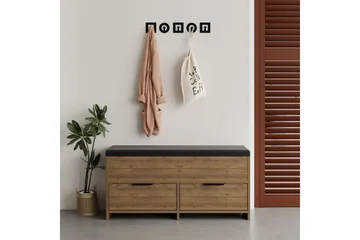 Cove Skoskåp 106 cm - Brun - Products - Förvaring - Skåp - Förvaringsskåp