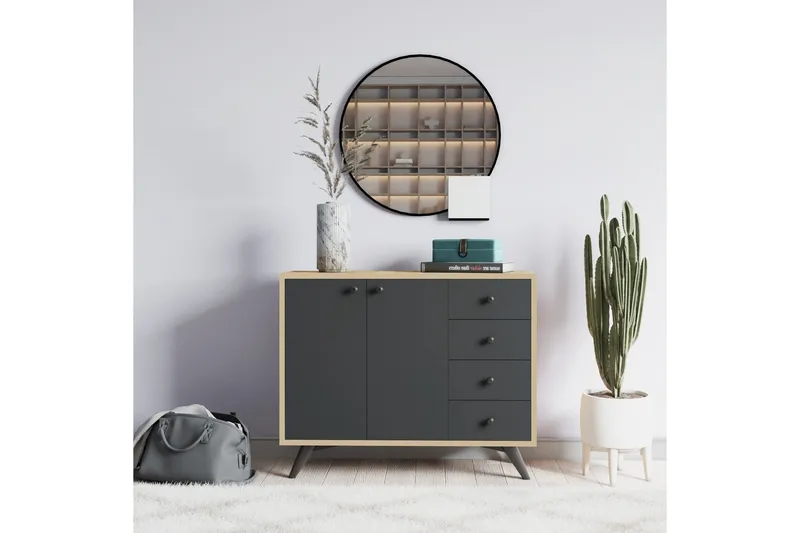 Desgrar Förvaringsskåp 100x82 cm - Brun - Products - Förvaring - Skåp - Förvaringsskåp