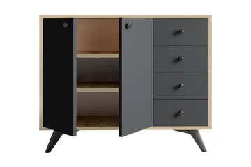 Desgrar Förvaringsskåp 100x82 cm - Brun - Products - Förvaring - Skåp - Förvaringsskåp