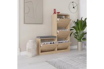 Dude Skoskåp 105 cm - Ek - Products - Förvaring - Skåp - Förvaringsskåp