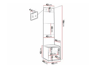 Dunvegan Highboard Black - Products - Förvaring - Skåp - Förvaringsskåp