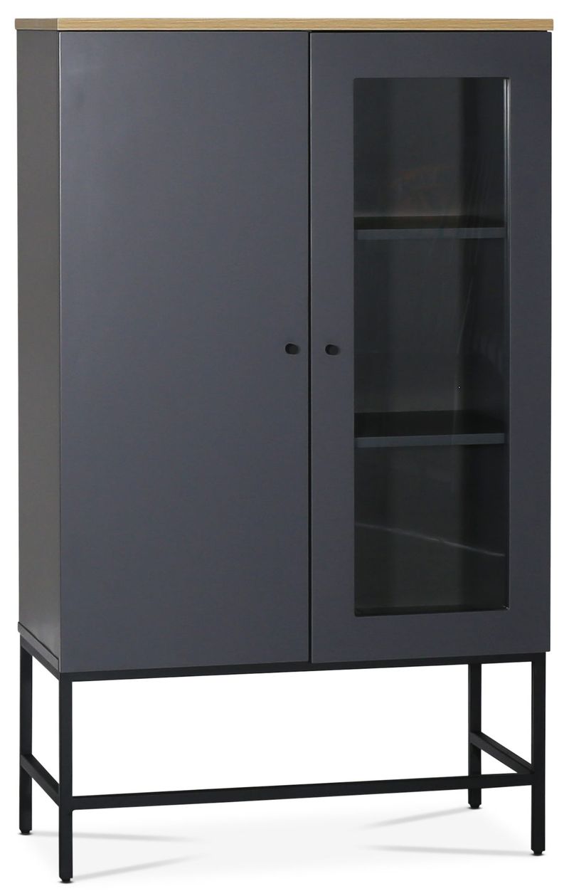 Edge skåp i Ek / Grå högtryckslaminat (HPL) - grå - Products - Förvaring - Skåp - Förvaringsskåp