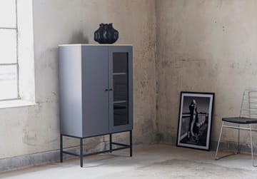 Edge skåp i Ek / Grå högtryckslaminat (HPL) - grå - Products - Förvaring - Skåp - Förvaringsskåp