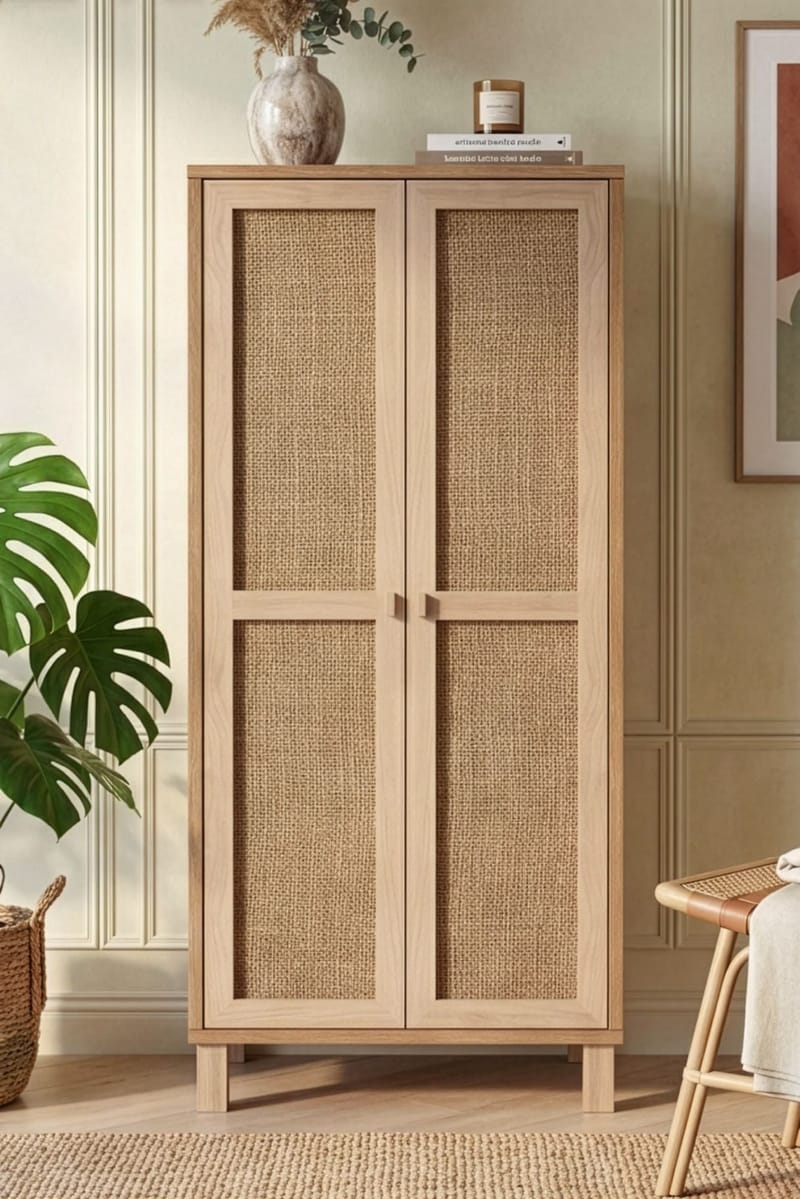 Dune Multifunktionsskåp 60x133,6x35 cm - Ek - Products - Förvaring - Skåp - Förvaringsskåp