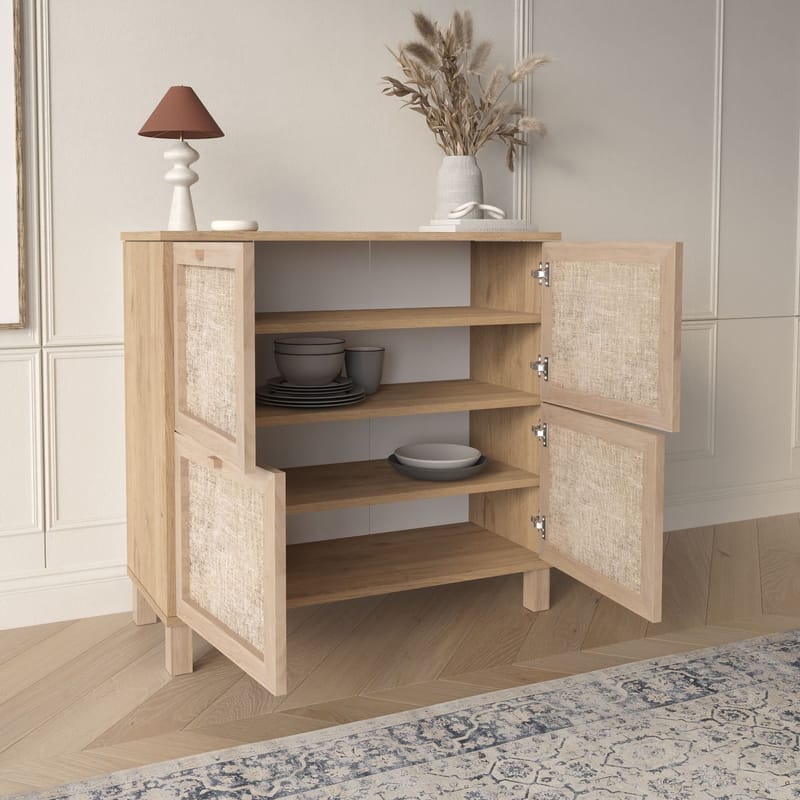 Dune Skoskåp 90x85,2x35 cm - Ek - Products - Förvaring - Skåp - Förvaringsskåp
