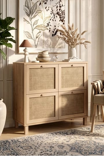 Dune Skoskåp 90x85,2x35 cm - Ek - Products - Förvaring - Skåp - Förvaringsskåp