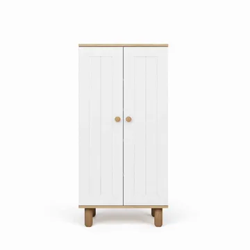 Seynor Multifunktionsskåp 60x129x37 cm - Vit och valnöt - Products - Förvaring - Skåp - Förvaringsskåp