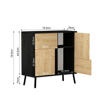 Zelvo Skänk 79,5 cm - Products - Förvaring - Skåp - Förvaringsskåp