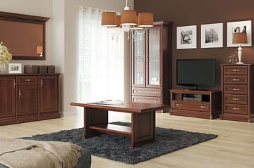 Forsbacka vitrinskåp - Kastanj - kastanj - Products - Förvaring - Skåp - Vitrinskåp