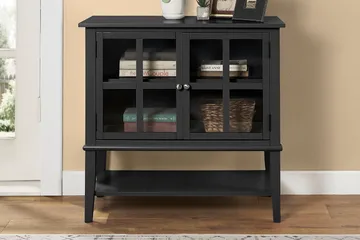 Franklin Förvaringsskåp 80x40 cm Svart - Dorel Home - Products - Förvaring - Skåp - Förvaringsskåp