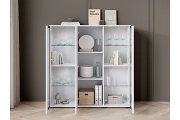 Gamal Highboard - Brun/Vit - Products - Förvaring - Förvaringsmöbler - Sideboard & skänk