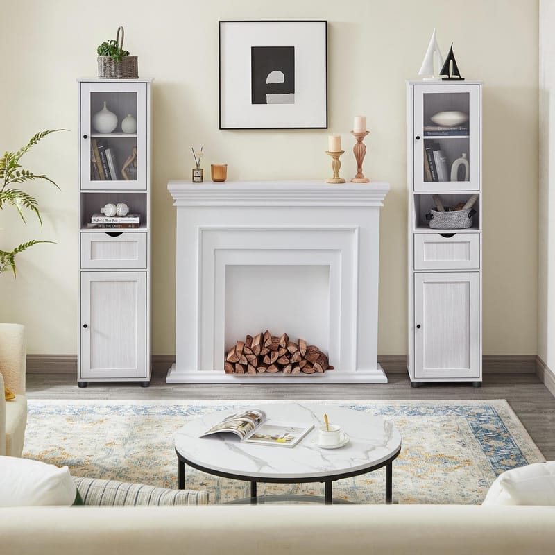 Jessica skåp - Vit, Vit