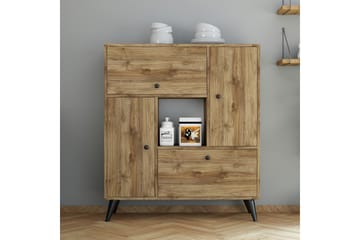 Mijdrekt Highboard 35x105 cm - Valnöt - Products - Förvaring - Skåp - Förvaringsskåp