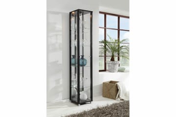 Optima Vitrinskåp 32 cm - Svart - Products - Förvaring - Skåp - Vitrinskåp