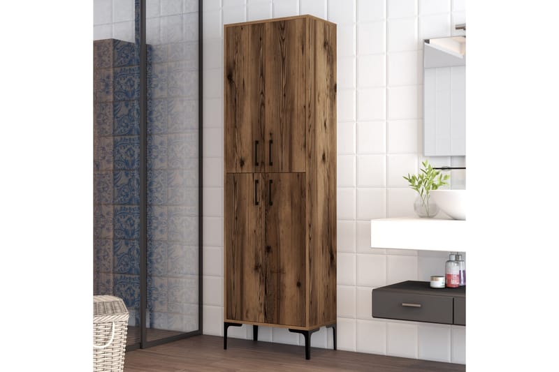 Retzow Highboard 60x35 cm - Mörkbrun - Products - Förvaring - Skåp - Förvaringsskåp