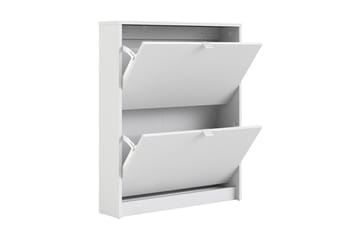 Shoey Skoskåp 2 Fack - Vit - Products - Förvaring - Skåp - Förvaringsskåp