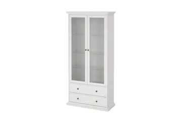 Shoiba Vitrinskåp 96x201 cm - Vit - Products - Förvaring - Skåp - Vitrinskåp