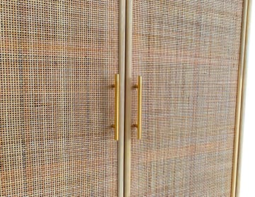 Skåp i trä och natur / rotting - React - Ljus ek / Mässing - Products - Förvaring - Skåp - Förvaringsskåp