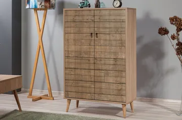 Vellavie Skåp 80 cm Träpanel - Brun - Products - Förvaring - Skåp - Förvaringsskåp