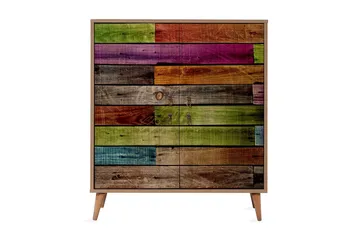 Vellavie Skåp 95 cm Regnbågspanel - Flerfärgad - Products - Förvaring - Skåp - Förvaringsskåp