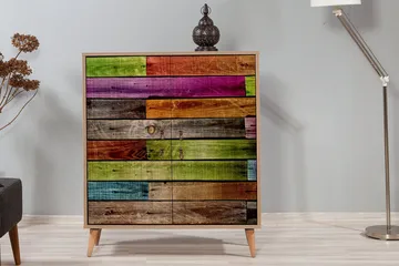 Vellavie Skåp 95 cm Regnbågspanel - Flerfärgad - Products - Förvaring - Skåp - Förvaringsskåp