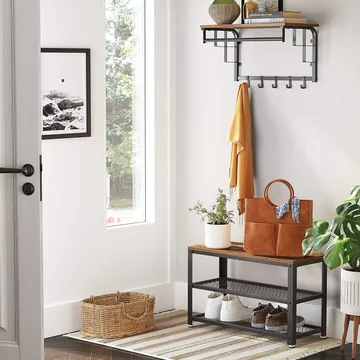 Lasse skohylla 73 cm - Brun/svart - Brun/svart - Products - Förvaring - Skoförvaring - Skohylla & skoställ