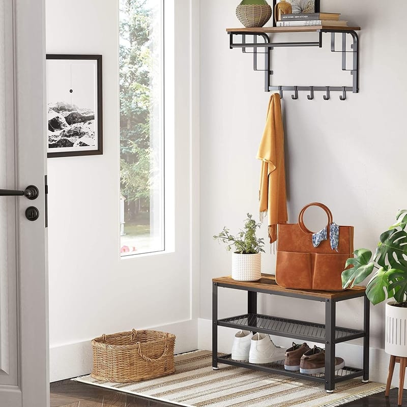 Lasse skohylla 73 cm - Brun/svart - Brun/svart - Products - Förvaring - Skoförvaring - Skohylla & skoställ