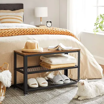 Lasse skohylla 73 cm - Brun/svart - Brun/svart - Products - Förvaring - Skoförvaring - Skohylla & skoställ