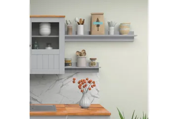 Alby Vägghylla 100x14 cm - Grå - Products - Förvaring - Småförvaring - Väggförvaring