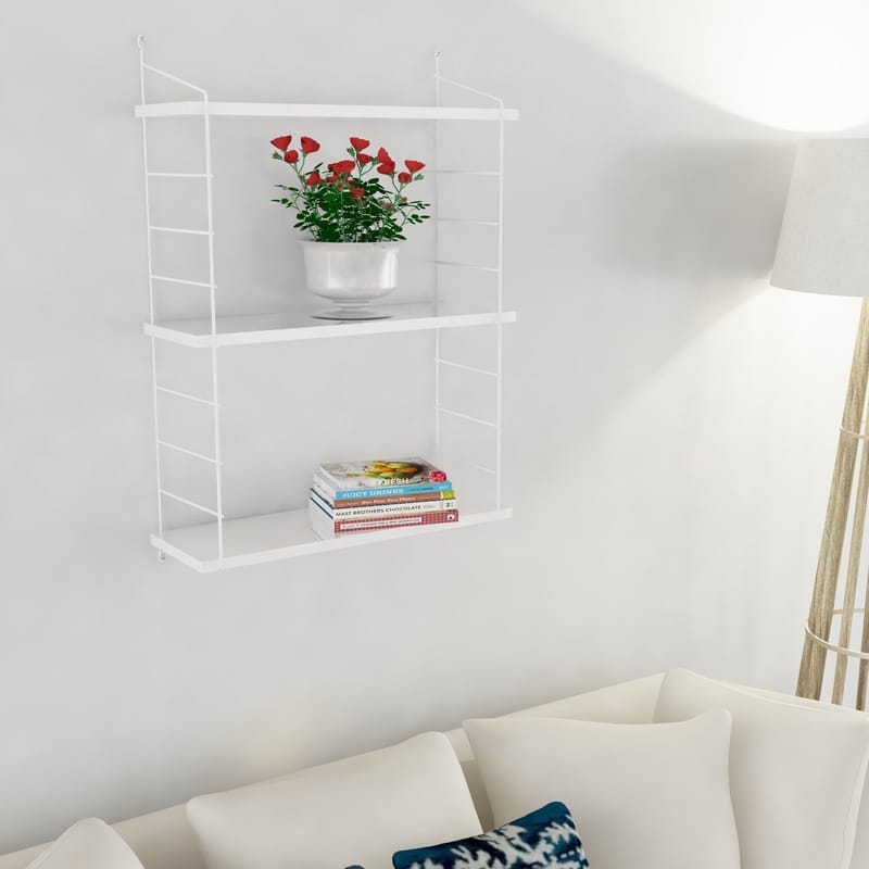 Armoni vägghylla 3-plan - Vit, Vit