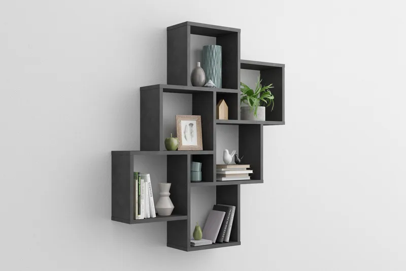 Brishana Vägghylla 81 cm - Svart - Products - Förvaring - Småförvaring - Väggförvaring