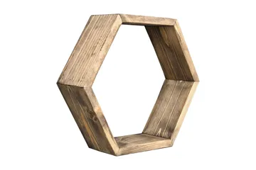 Desgrar Vägghylla 40x37 cm - Brun - Products - Förvaring - Småförvaring - Väggförvaring